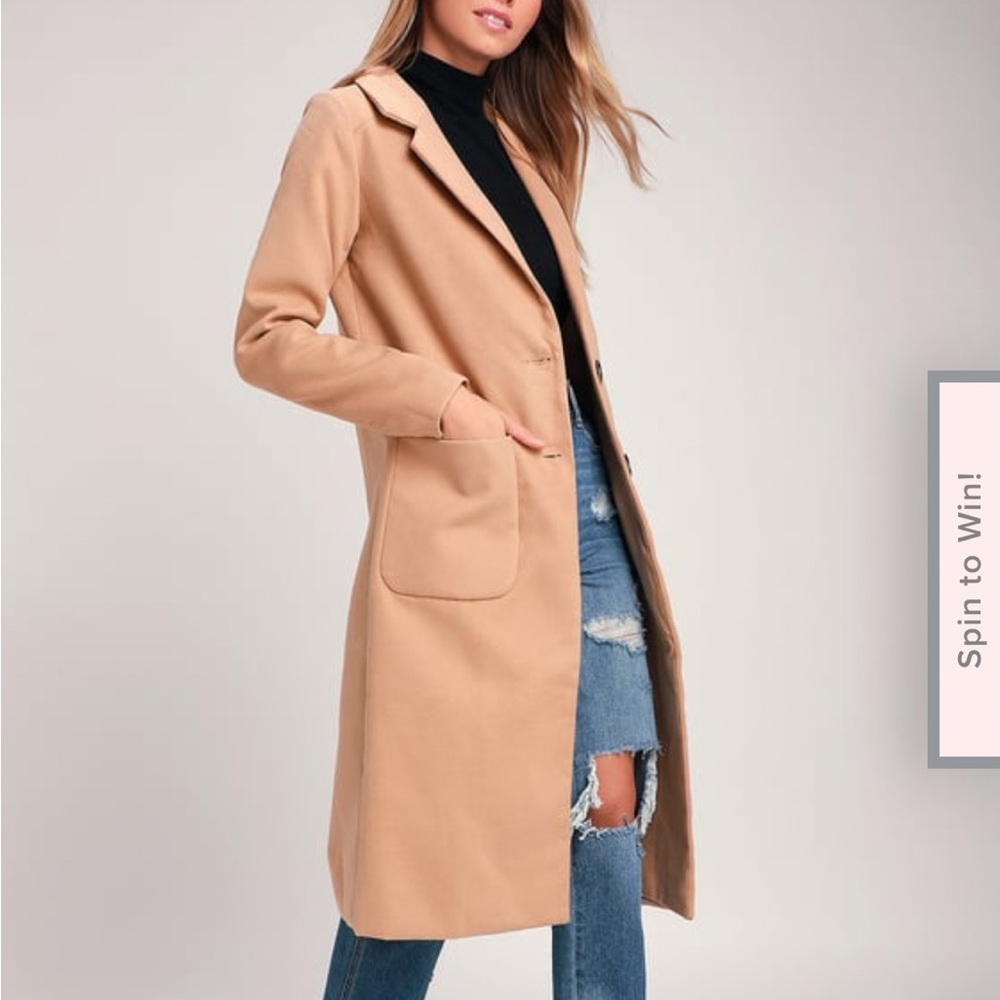 Tan long Coat